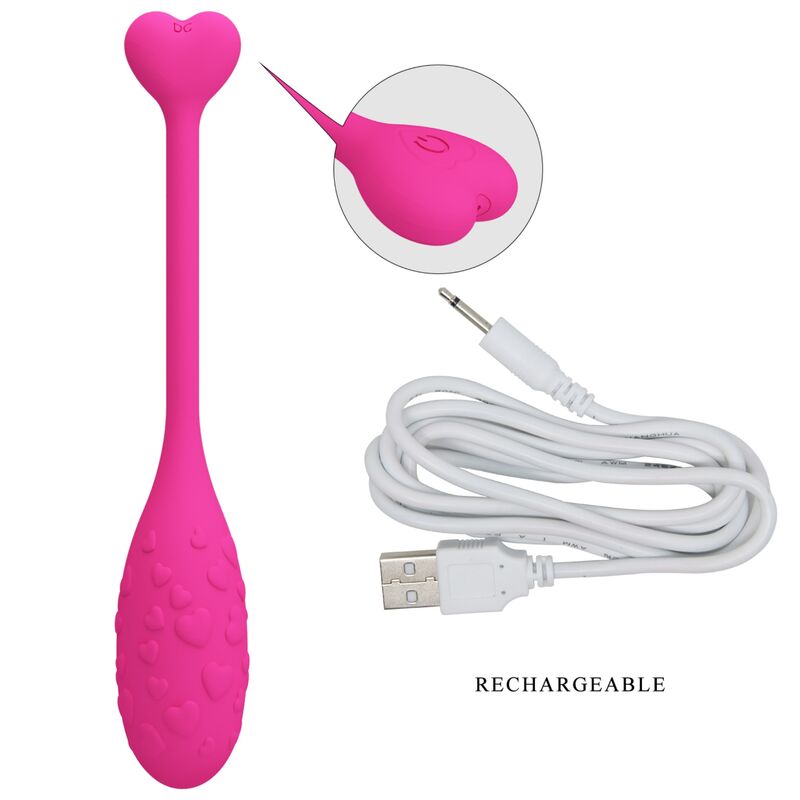 PRETTY LOVE HUEVO VIBRADOR PESCADOR ROSA CONTROLADO POR APP