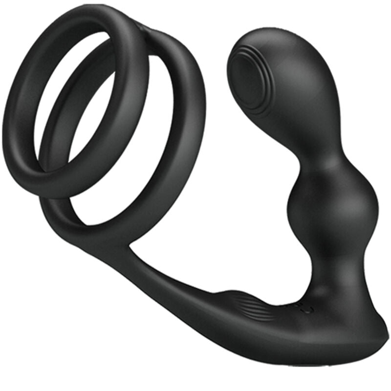 PRETTY LOVE MARSHALL ANILLO PARA PENE PLUG ANAL VIBRATORIO 38 CONTROL REMOTO