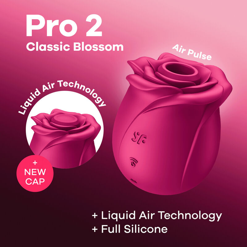 SATISFYER AIR PULSE PRO 2 CLASSIC BLOSSOM VIBRADOR