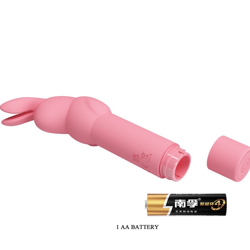 PRETTY LOVE VIBRADOR DE SILICONA CONEJO ROSA GERARDO