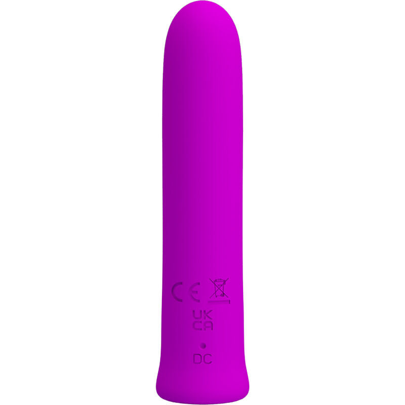 PRETTY LOVE CURTIS MINI VIBRADOR SUPER POWER 12 VIBRACIONES SILICONA VIOLETA