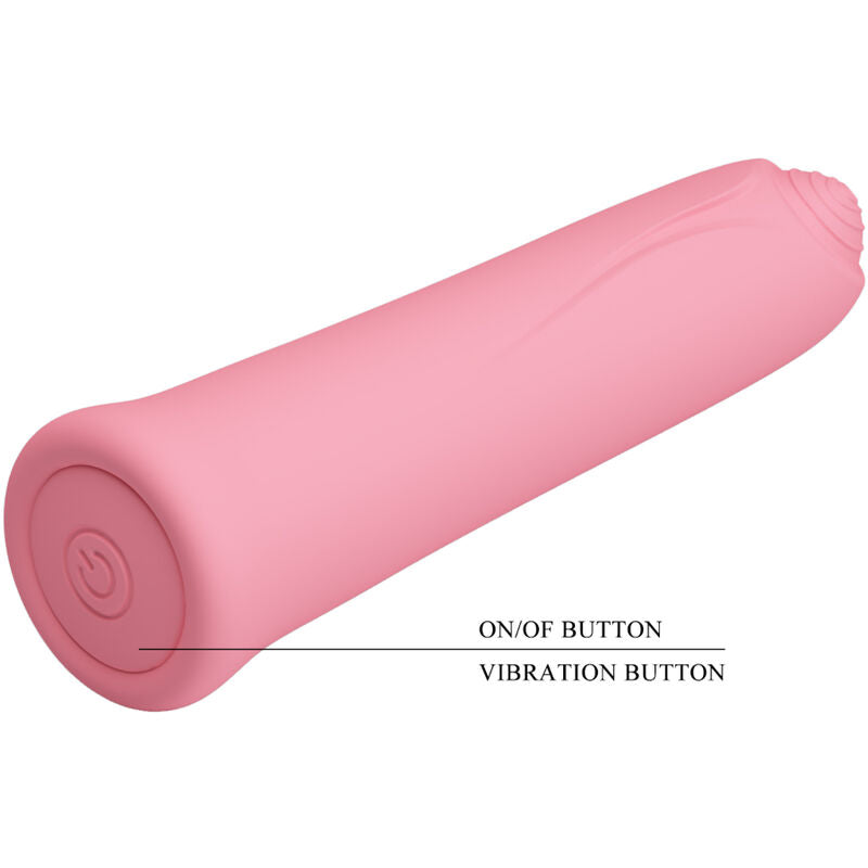 PRETTY LOVE CURTIS MINI VIBRADOR SUPER POWER 12 VIBRACIONES SILICONA ROSA