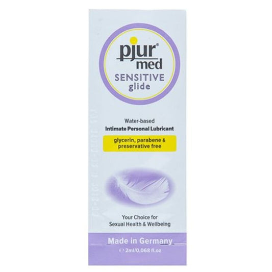 PJUR MED SENSITIVE GLIDE LUBRICANTE BASE AGUA 2 ML