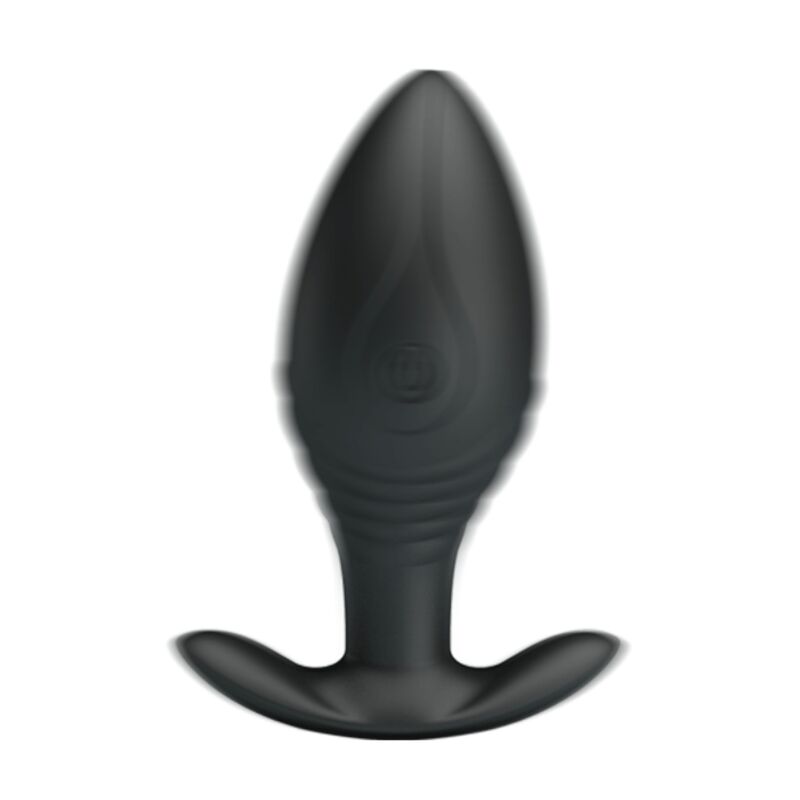 PRETTY LOVE REGINA PLUG ANAL VIBRADOR RECARGABLE NEGRO