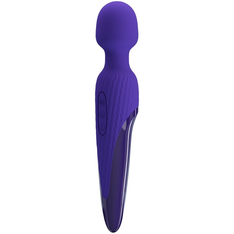 PRETTY LOVE ANTONY YOUTH VIBRADOR WAND EFECTO CALOR VIOLETA