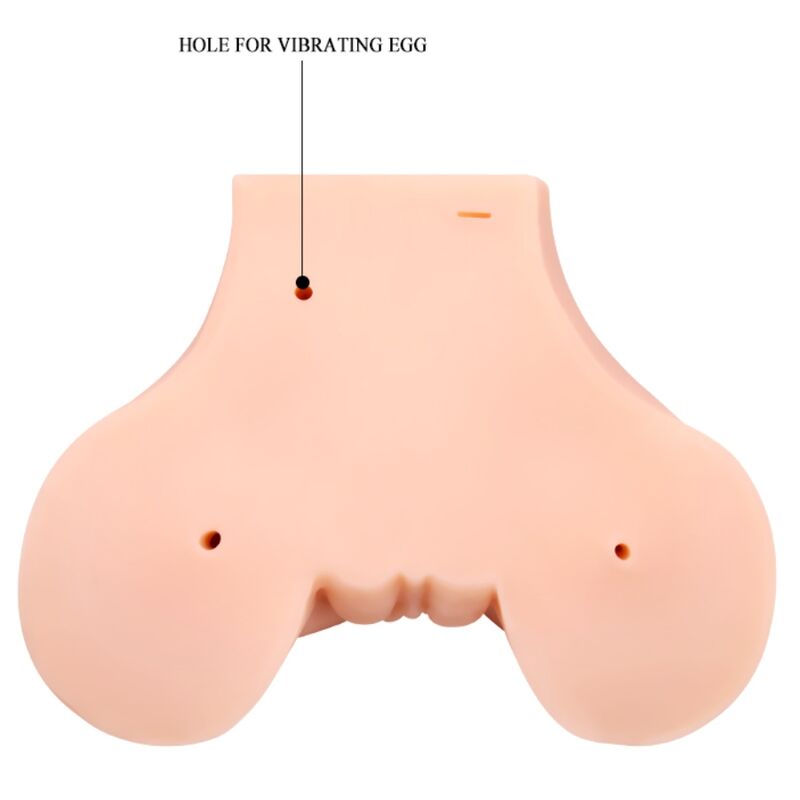 CRAZY BULL VAGINA Y ANO CON MALLA REALISTA CON VIBRACION