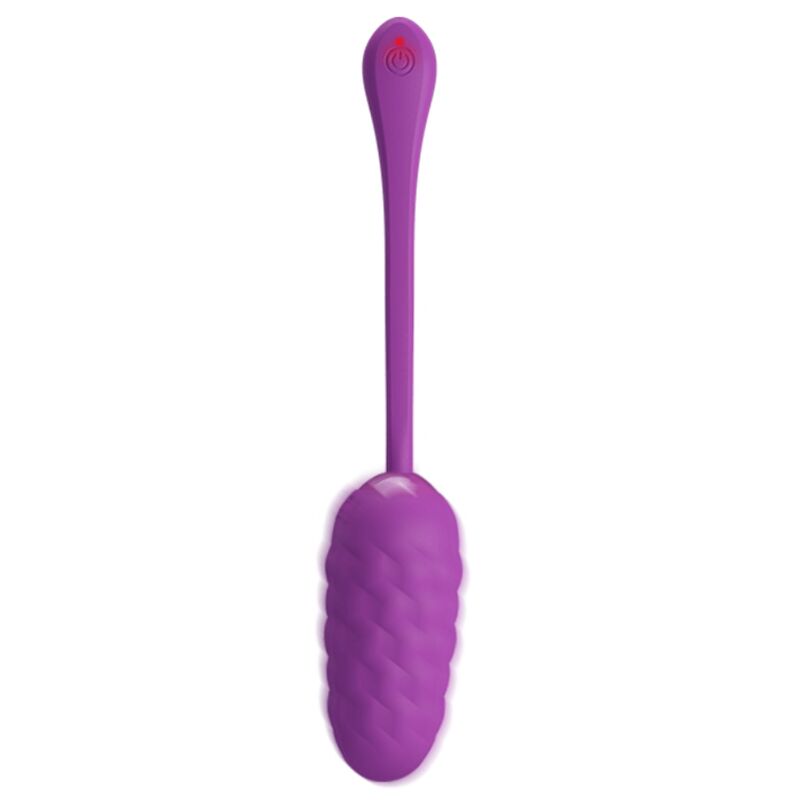 PRETTY LOVE HUEVO VIBRADOR CON TEXTURA MARINA RECARGABLE MORADO