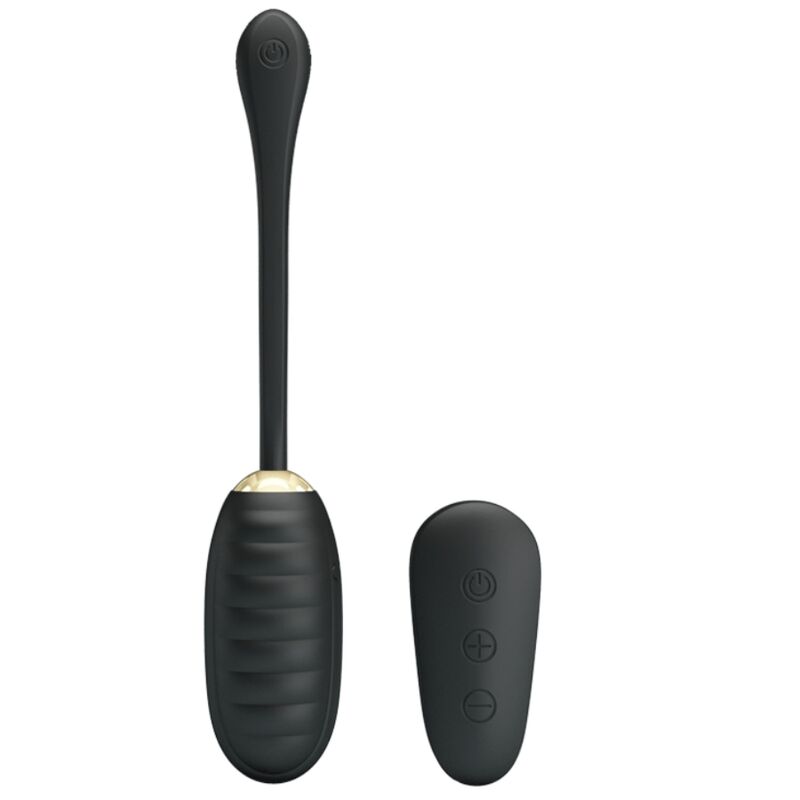 PRETTY LOVE DOREEN HUEVO VIBRADOR DE LUJO RECARGABLE NEGRO