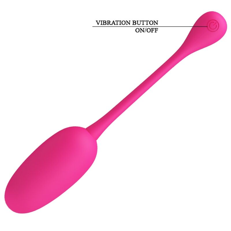 PRETTY LOVE KNUCKER HUEVO VIBRADOR RECARGABLE ROSA