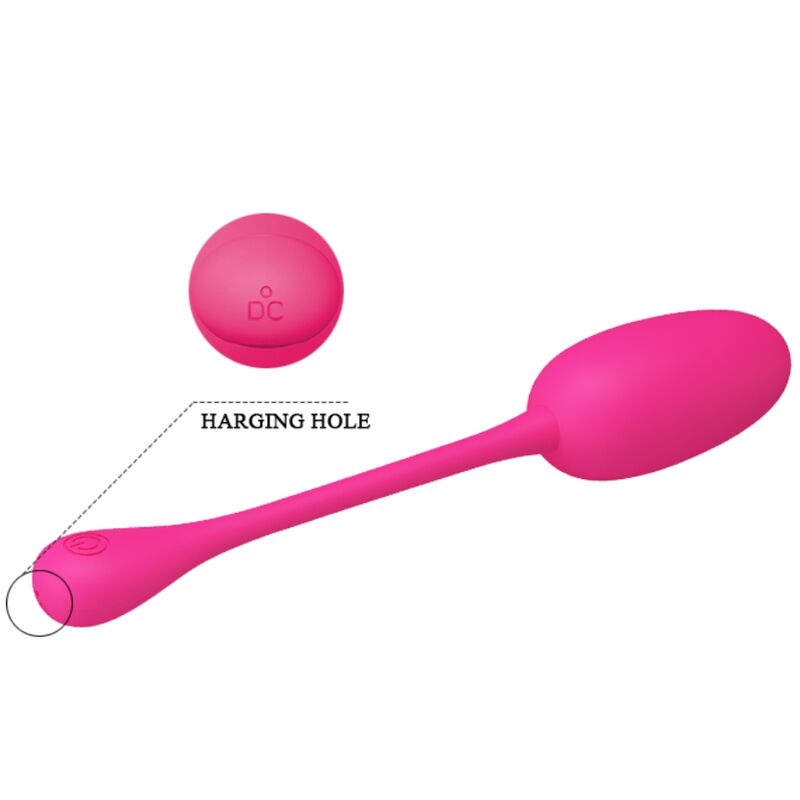 PRETTY LOVE KNUCKER HUEVO VIBRADOR RECARGABLE ROSA