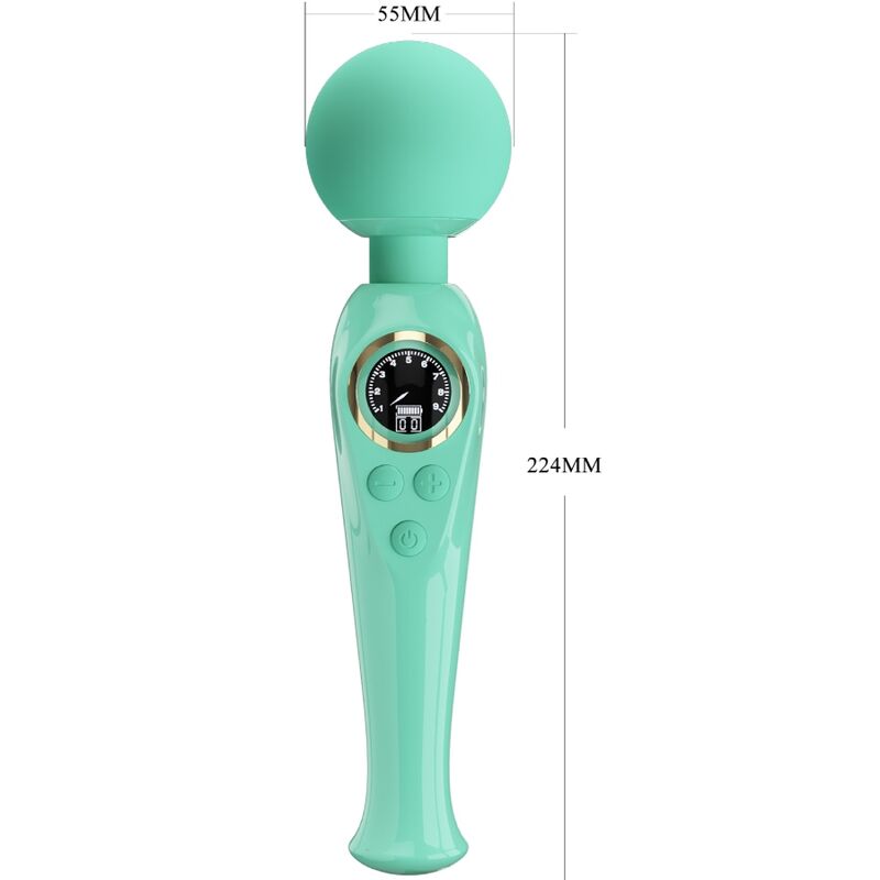 PRETTY LOVE SKYLER VIBRADOR WAND VERDE