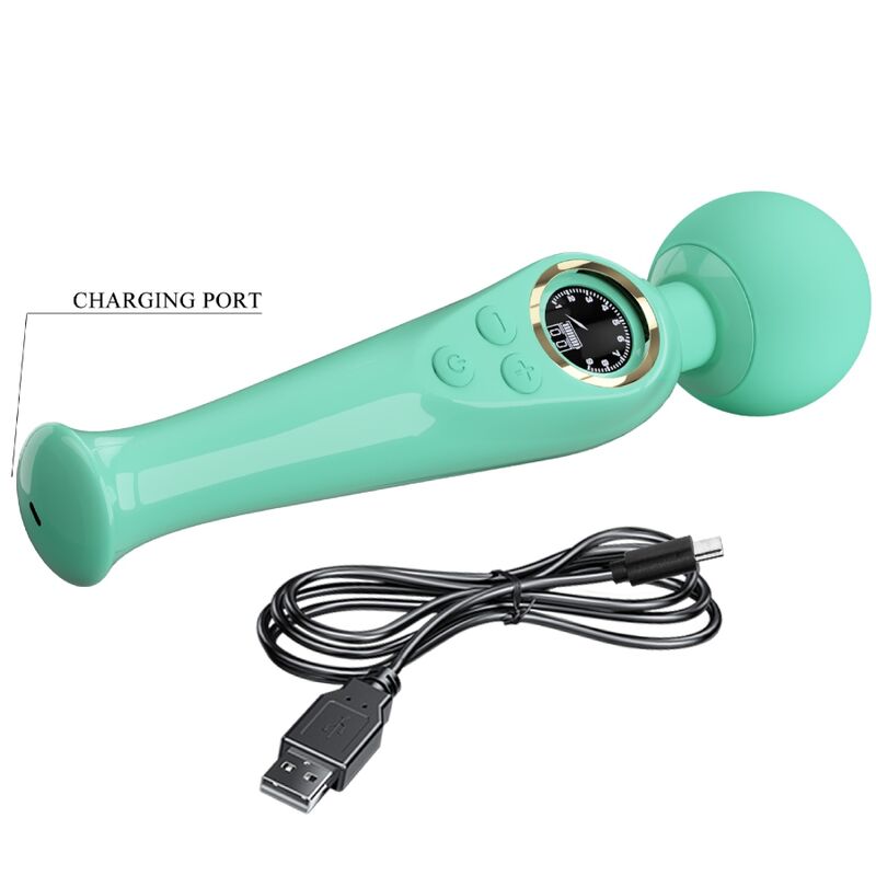 PRETTY LOVE SKYLER VIBRADOR WAND VERDE