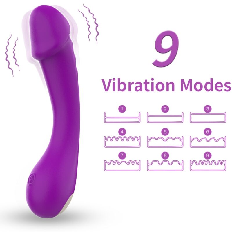 ARMONY DILDO VIBRADOR PUNTO G SILICONA VIOLETA