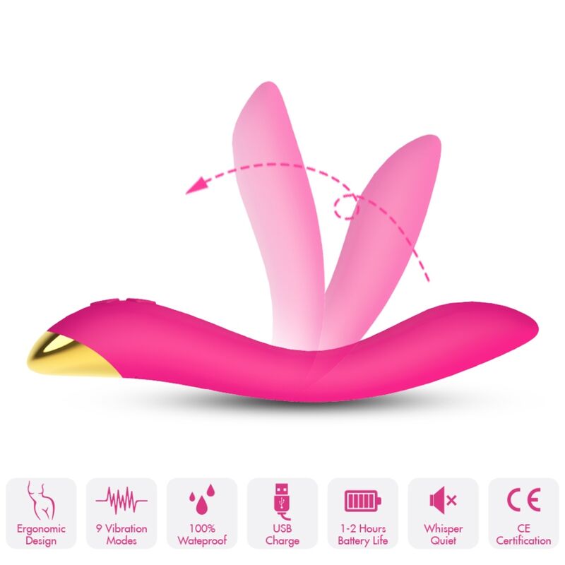 ARMONY FLAMINGO VIBRADOR MULTIPOSICION FUCSIA