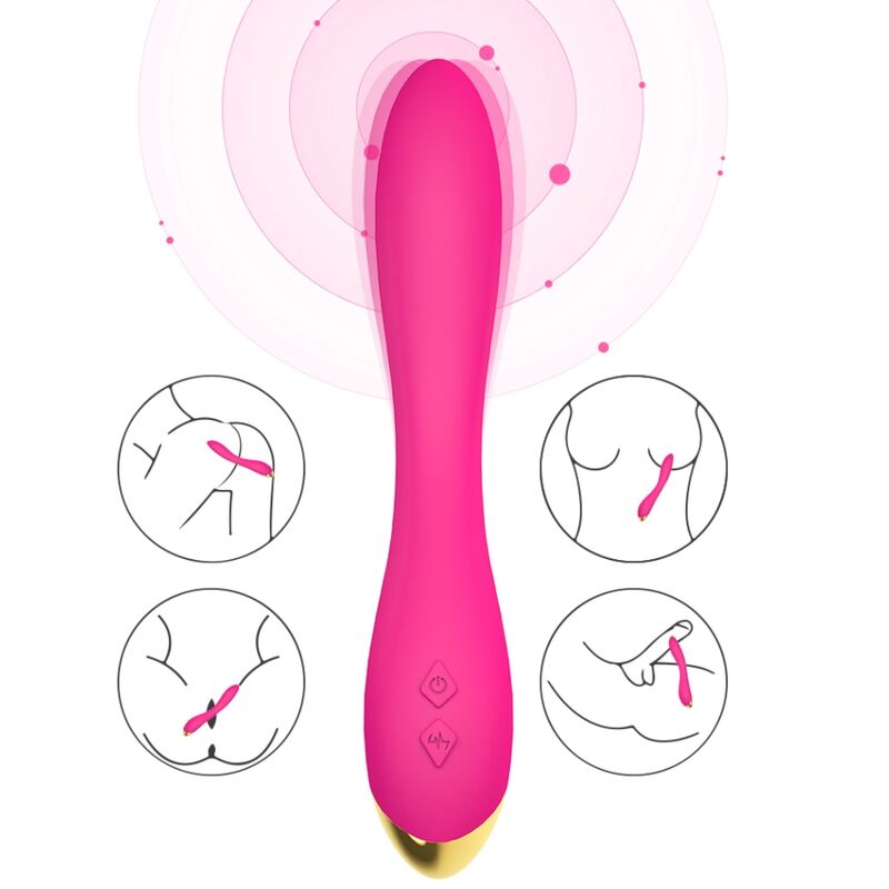 ARMONY FLAMINGO VIBRADOR MULTIPOSICION FUCSIA