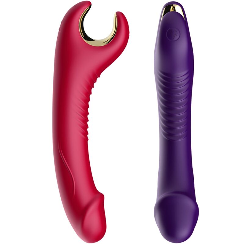 ARMONY PRINCE DILDO VIBRADOR ROTADOR ROJO