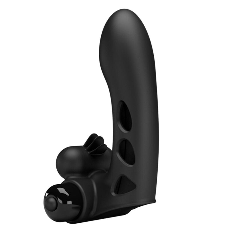 PRETTY LOVE ORLANDO FUNDA DE DEDO VIBRADOR NEGRO