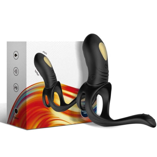 ARMONY JOY JUMPER ANILLO VIBRADOR PAREJAS PLUG ANAL CONTROL REMOTO NEGRO