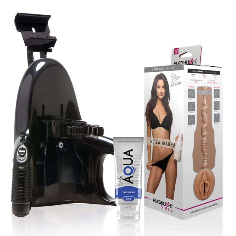 FLESHLIGHT ELIZA IBARRA VAGINA UNIVERSAL LAUNCH LUBRICANTE AQUA QUALITY 50 ML