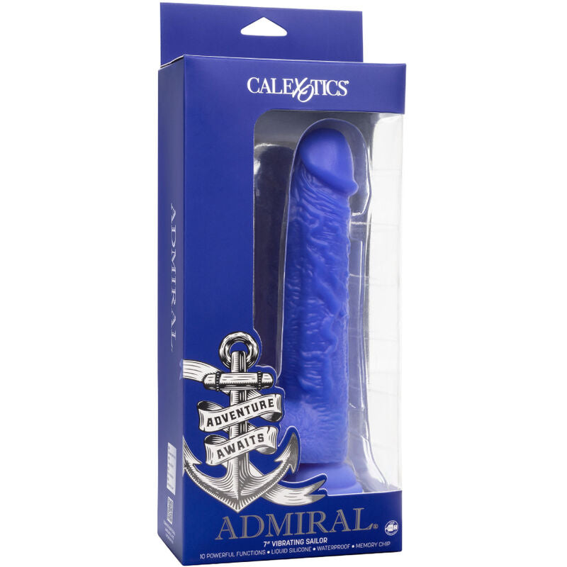 ADMIRAL SAILOR DILDO REALISTICO VIBRADOR AZUL