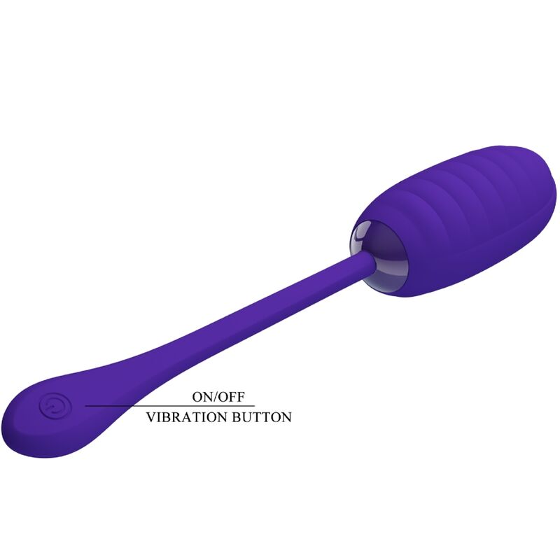 PRETTY LOVE KIRK HUEVO VIBRADOR RECARGABLE LILA