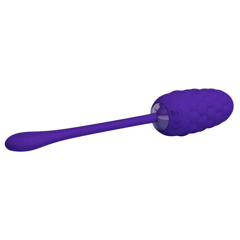 PRETTY LOVE HUEVO VIBRADOR CON TEXTURA MARINA RECARGABLE LILA