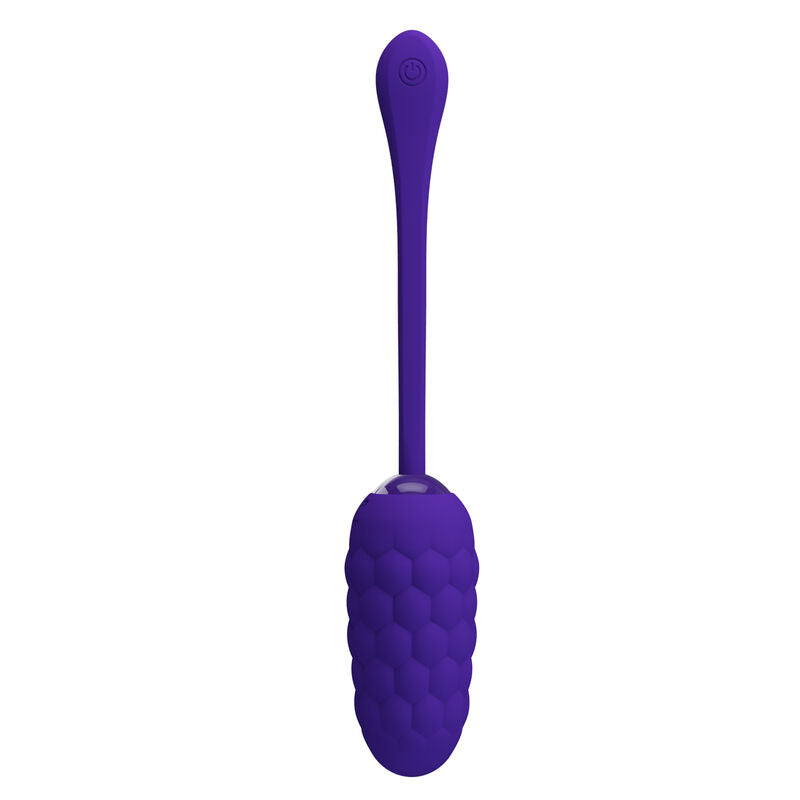 PRETTY LOVE HUEVO VIBRADOR CON TEXTURA MARINA RECARGABLE LILA