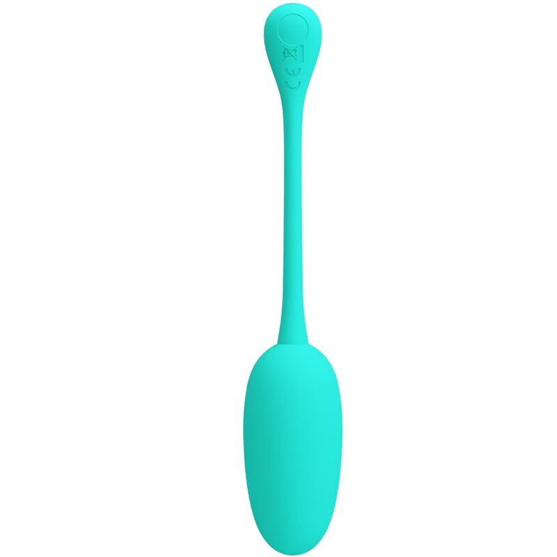 PRETTY LOVE KNUCKER HUEVO VIBRADOR RECARGABLE VERDE AGUA