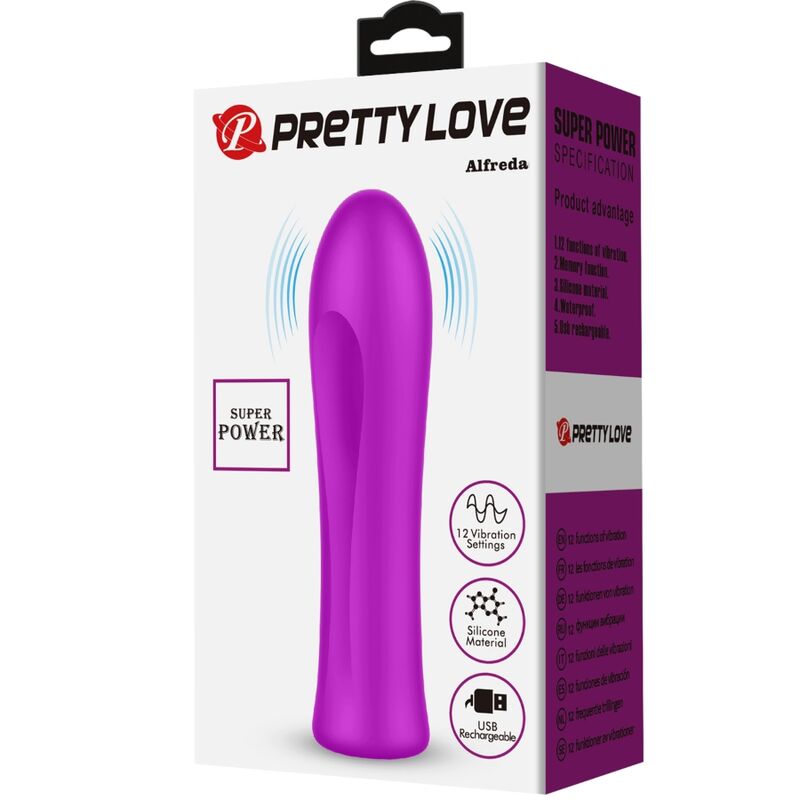 PRETTY LOVE ALFREDA VIBRADOR SUPER POWER VIOLETA