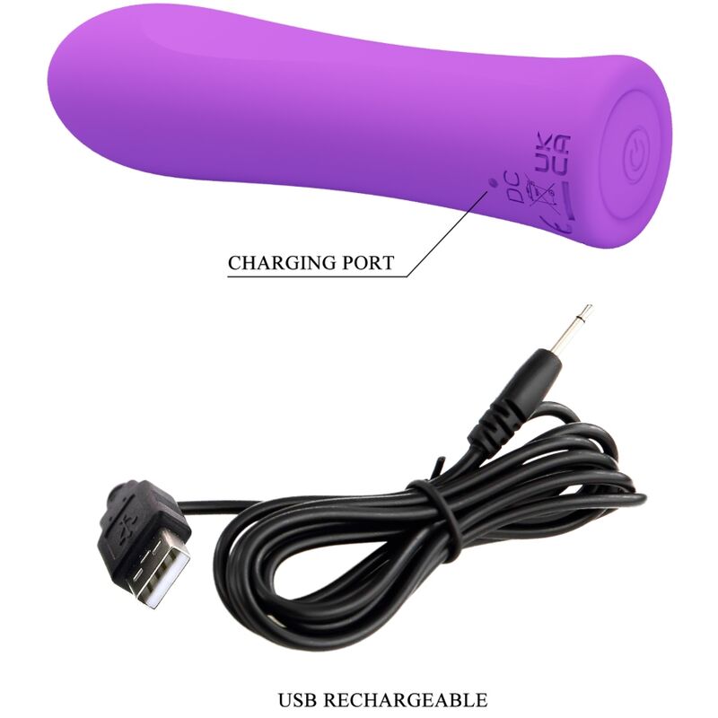 PRETTY LOVE ALFREDA VIBRADOR SUPER POWER MORADO