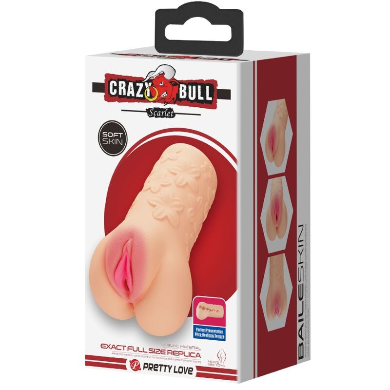 CRAZY BULL SCARLET MASTUBADOR EN FORMA DE VAGINA