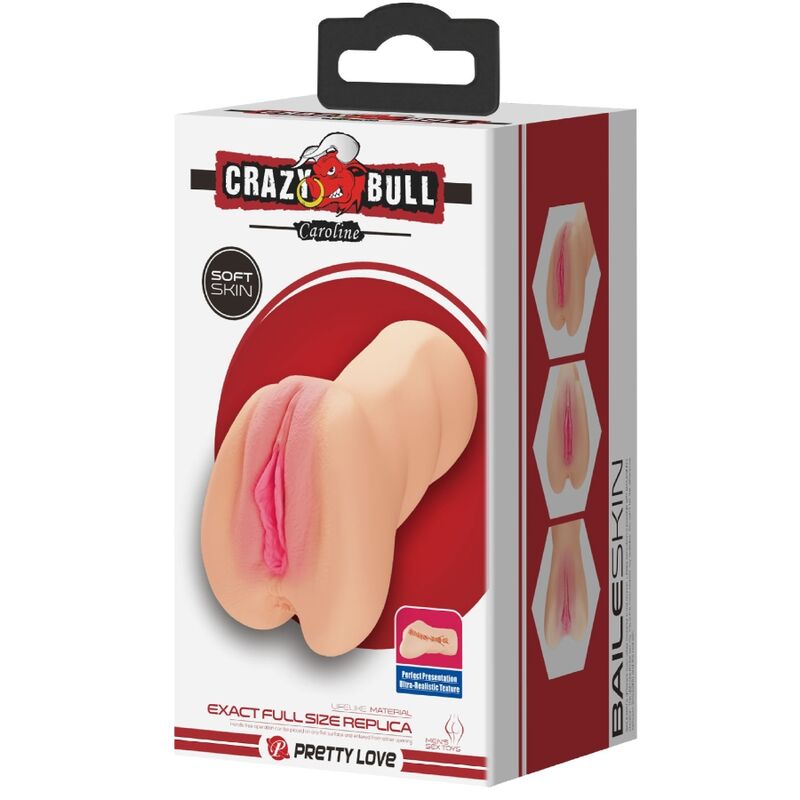 CRAZY BULL CAROLINE MASTUBADOR EN FORMA DE VAGINA