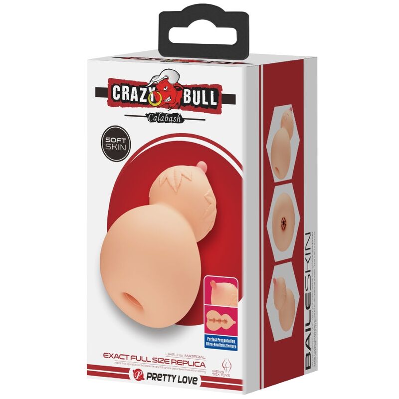 CRAZY BULL CALABASH MASTUBADOR EN FORMA DE PECHO