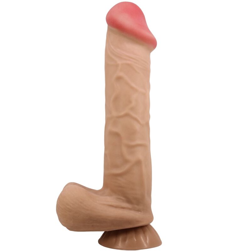 PRETTY LOVE SLIDING SKIN SERIES DILDO REALiSTICO CON VENTOSA PIEL DESLIZANTE 26 CM