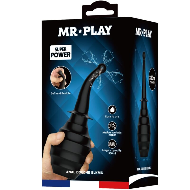 MR PLAY DUCHA ANAL BLKM6 SUPER POWER NEGRO