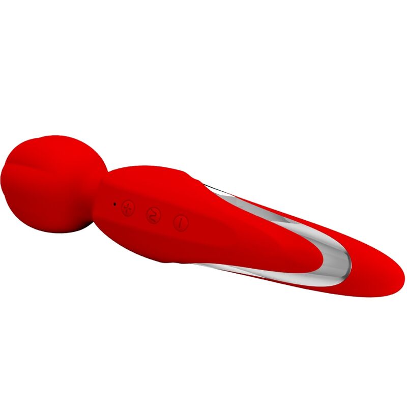 PRETTY LOVE WALTER VIBRADOR WAND ROJO