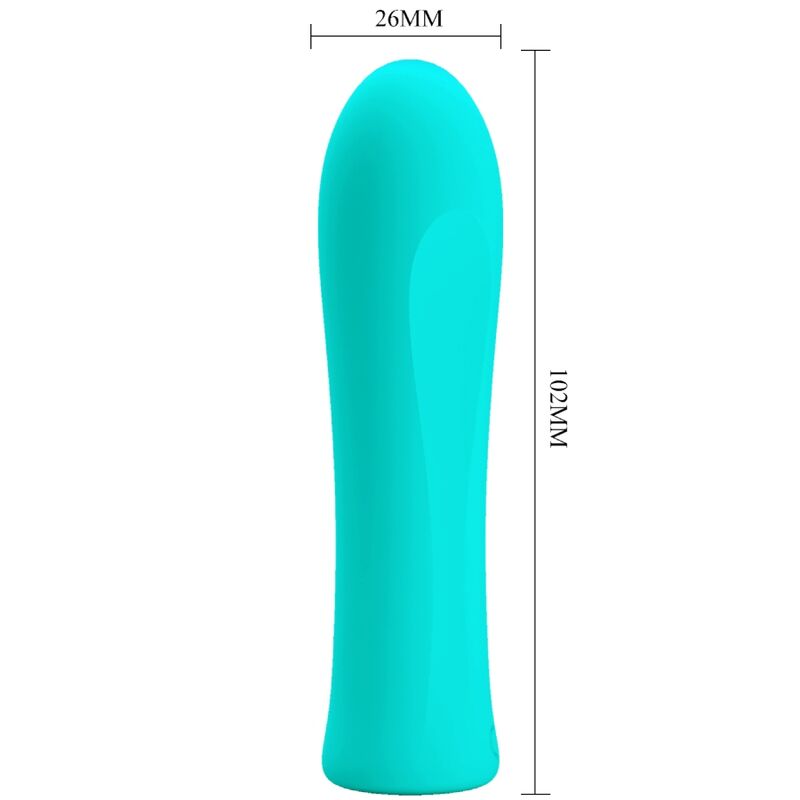 PRETTY LOVE ALFREDA VIBRADOR SUPER POWER VERDE AGUA