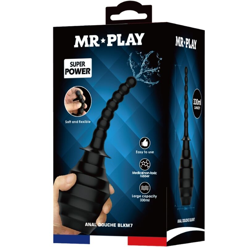 MR PLAY DUCHA ANAL BLKM7 SUPER POWER NEGRO