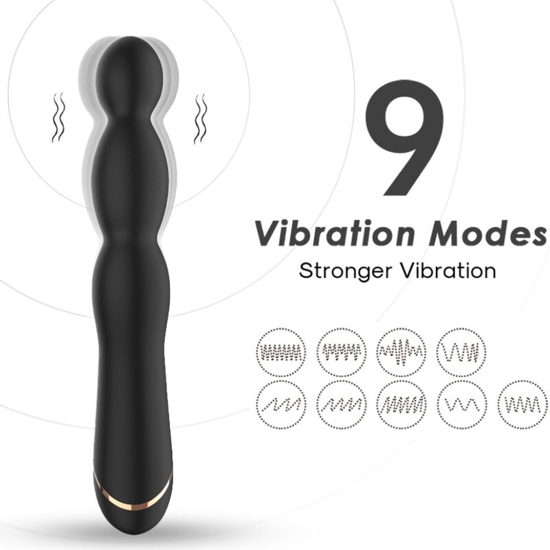 ARMONY BAMBU VIBRADOR AJUSTABLE NEGRO