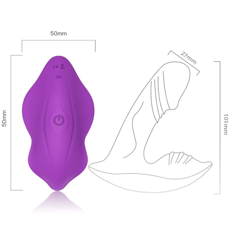 ARMONY WHISTLE VIBRADOR INTRODUCIBLE CONTROL REMOTO VIOLETA