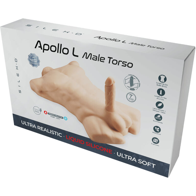 SILEXD APOLLO L TORSO REALISTICO MASCULINO