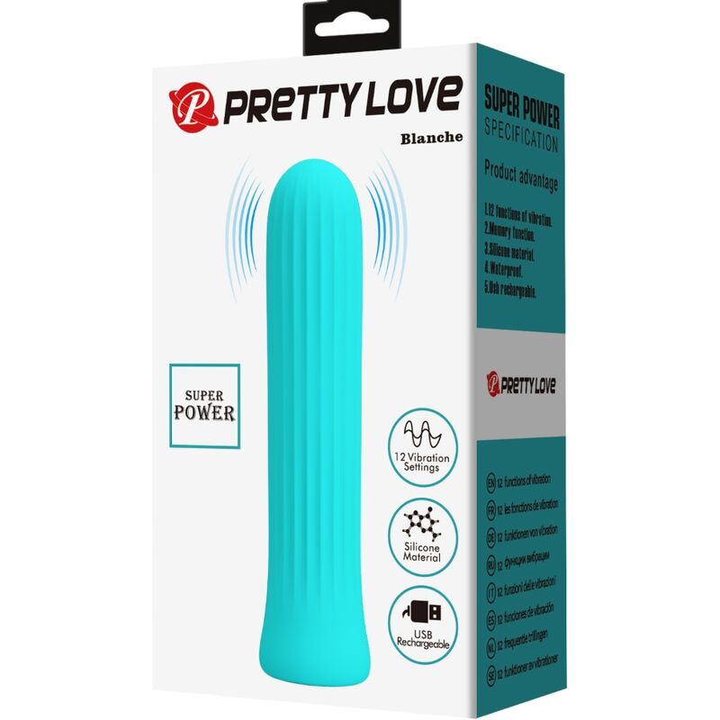 PRETTY LOVE BLANCHE VIBRADOR ESTIMULADOR AZUL