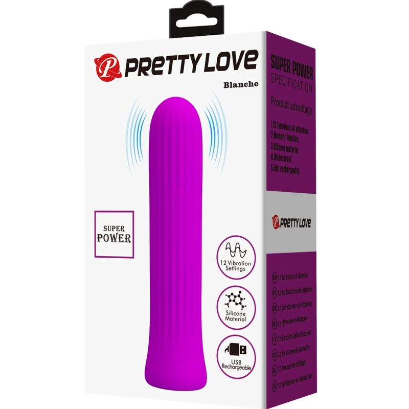 PRETTY LOVE BLANCHE VIBRADOR ESTIMALADOR ROSA