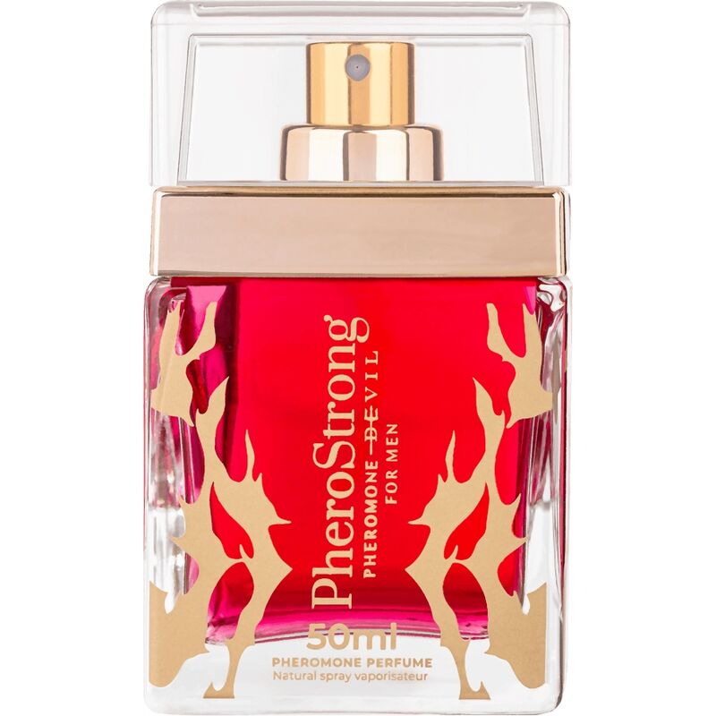 PHEROSTRONG PERFUME CON FEROMONAS DEVIL PARA HOMBRE 50 ML