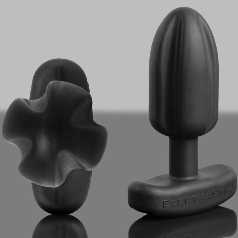 ELECTRASTIM TARTARUS PLUG ANAL SILICONA QUADRIPOLAR NEGRO