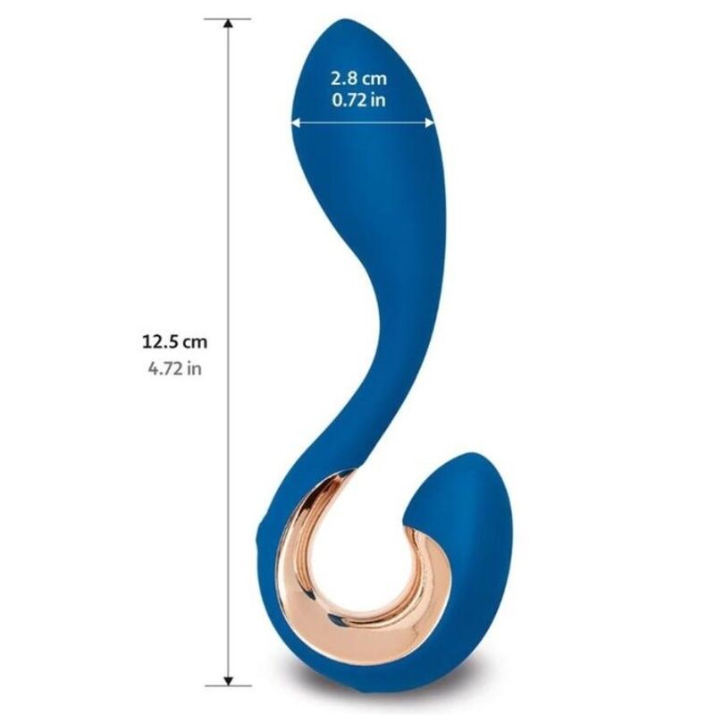 G VIBE GPOP 2 VIBRADOR PUNTO G Y P AZUL INDIGO