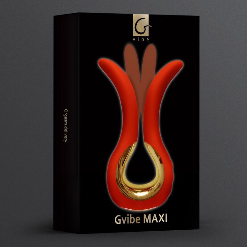 G VIBE GVIBE MAXI VIBRADOR CON DOS PUNTAS FLEXIBLES CORAL