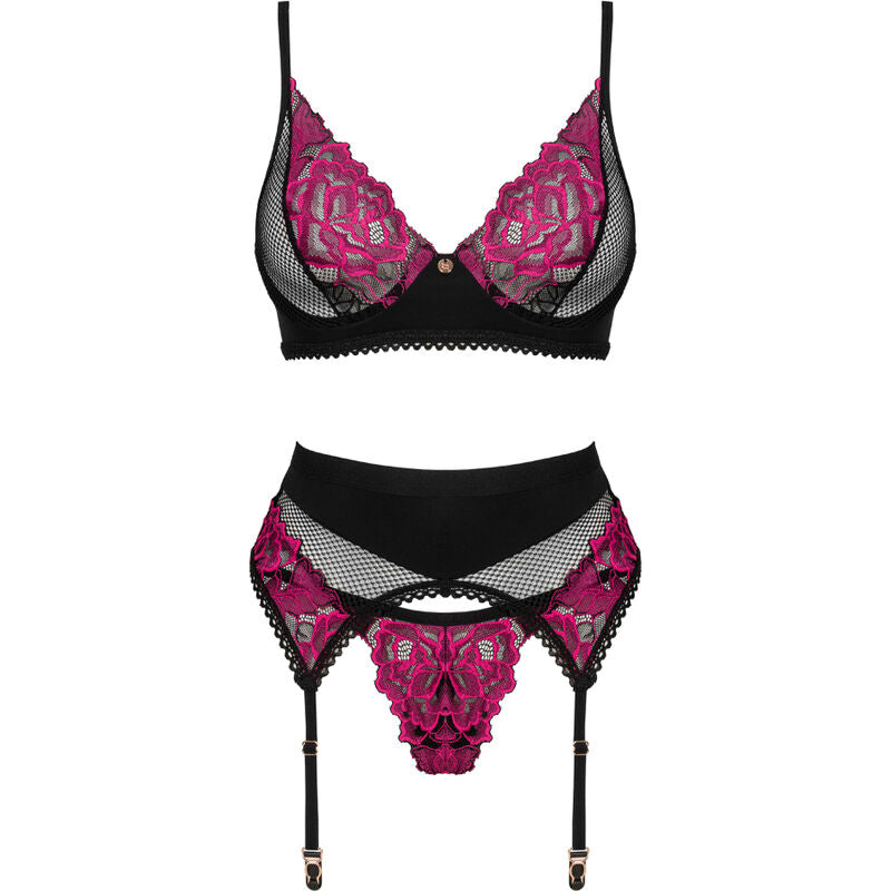 OBSESSIVE ROSENTY SET TRES PIEZAS XS S