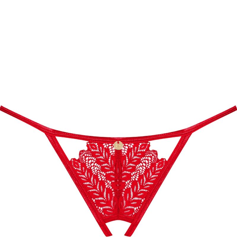 OBSESSIVE INGRIDIA TANGA CROTCHLESS ROJO XS S