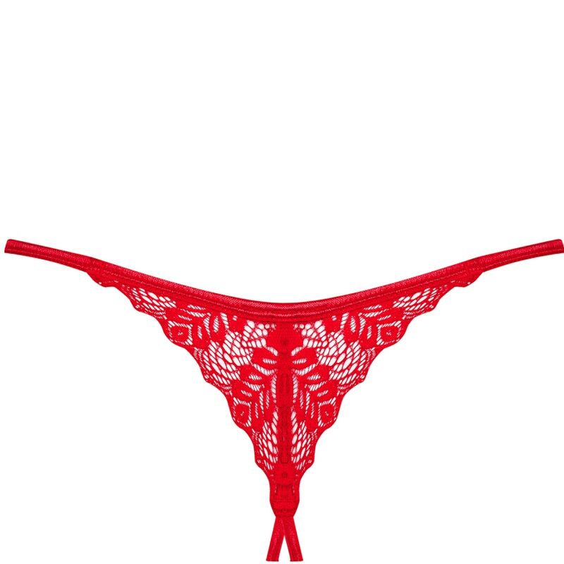 OBSESSIVE INGRIDIA TANGA CROTCHLESS ROJO XS S